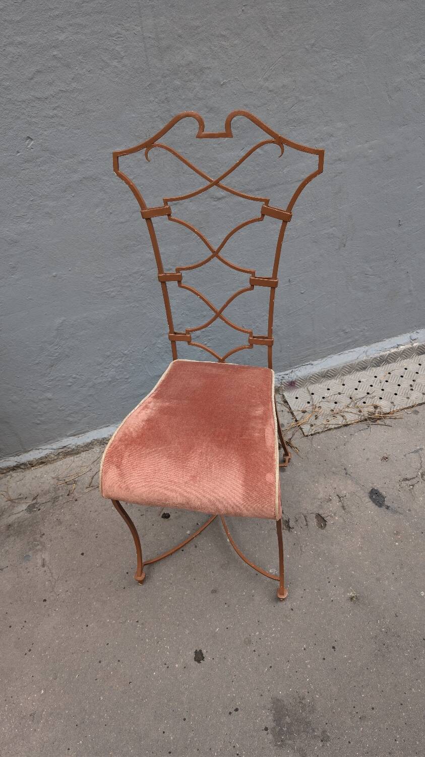Wrought iron chair