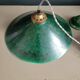 Green glazed ceramic pulley suspension