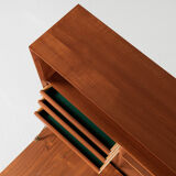 Danish cabinet in 2 parts in teak by Svend Aage Rasmussen for Alderslyst Møbelfabrik