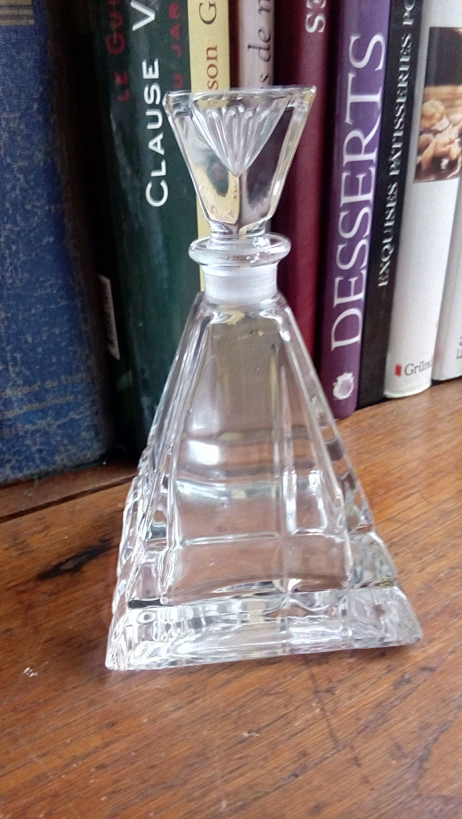 Crystal perfume bottle