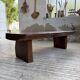 Table basse brutaliste artisanale 1950
