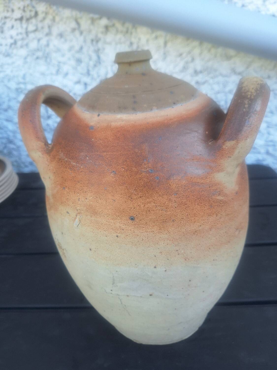 Glazed stoneware pot from Puisay Jug