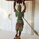 Lampe orientaliste ancienne, XIXe siècle, représentant un majordome nubio