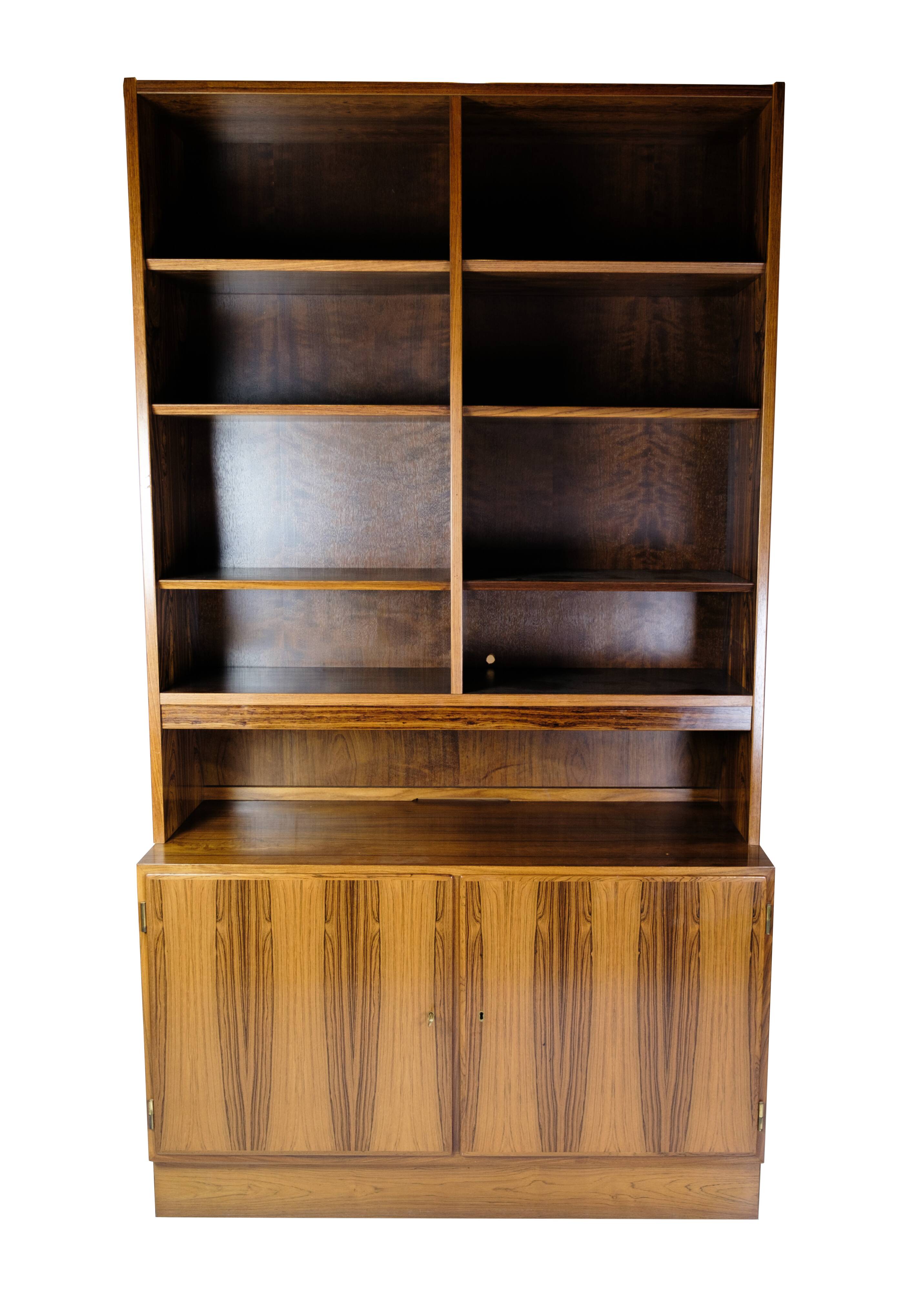 Bookcase Made In Rosewood By Hundevad Furniture From 1960s