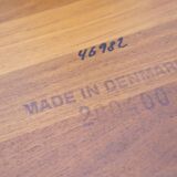 Scandinavian Solid Wood Teak Dining Table 1960s