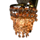 Massive - Hollywood Regency style - gold plated - crystal - Belgium - 70's