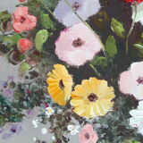 Bouquet painting 72X93 cm