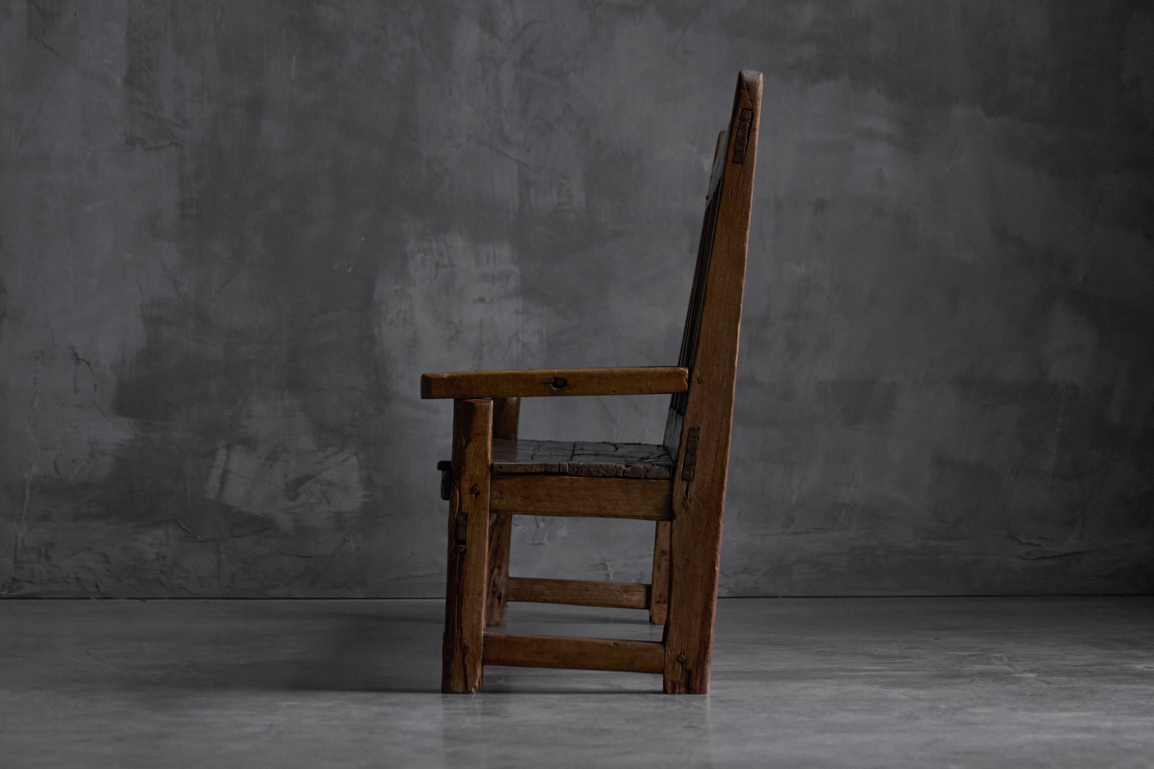 Rustic Travail Populaire Bench, France, 19th Century