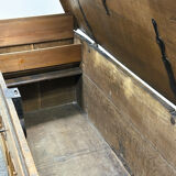 18th century German Baroque travel trunk – dated 1737 – with ebony inlay