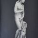 Old photograph of Venus in profile, Capitoline Museum, Rome, 1900, 26x39 cm.