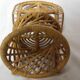 rattan doll chair