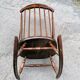 Rocking chair rocking armchair wood vintage Scandinavian design