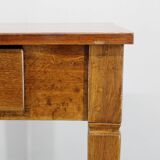 1930s Restored Antique Oak Table, Czechoslovakia