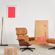 Lounge Chair and ottoman in rosewood by Charles & Ray Eames, Vitra