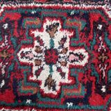Vintage persian carpet hamadan handmade 43cm x 63cm 1970s