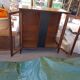 Patina wooden showcase
