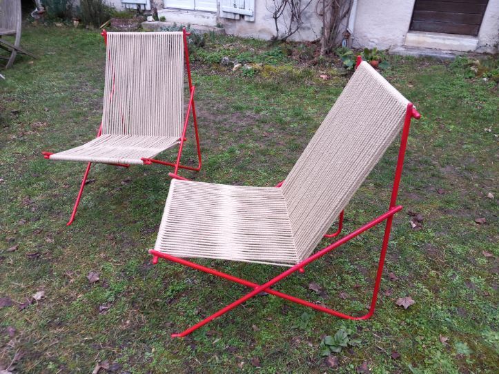 Paire de fauteuils danois