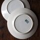Mismatched lot 4 flat plates + small Saint Amand Terre de fer Blue Green
