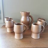 Claude Paci stoneware orangeade set