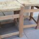 Lot de 4 tabouret corde vintage