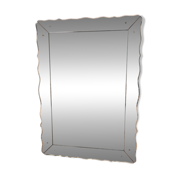 Large pink Venetian mirror