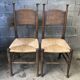 Pair of chairs by E G Punnett edition William Birch circa 1910