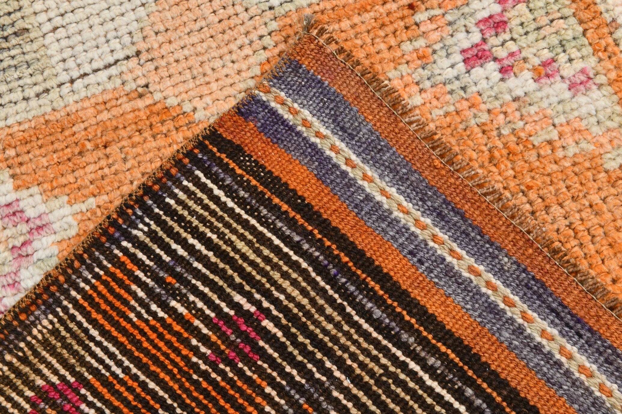 Turkish vintage Herki rug 2'10" x 12'10"