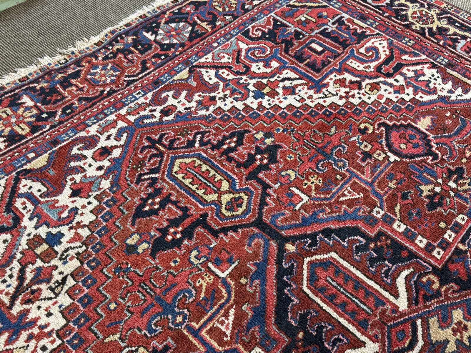 Handmade wool Iranian carpet - 3.35m x 2.32m