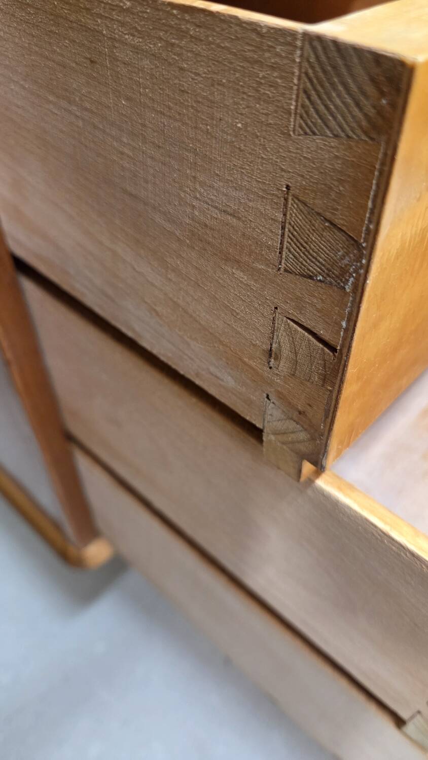 1960 vintage bedside table.
