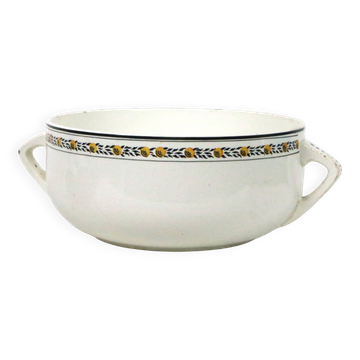 Ironware salad bowl, Valence model by Digoin