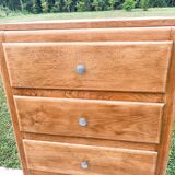 5-drawer chest of drawers, moustache feet, from the 50s