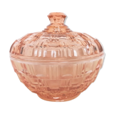 Candy or sugar maker in pink glass