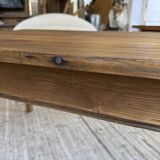 50s pine and oak farmhouse table 2.5m