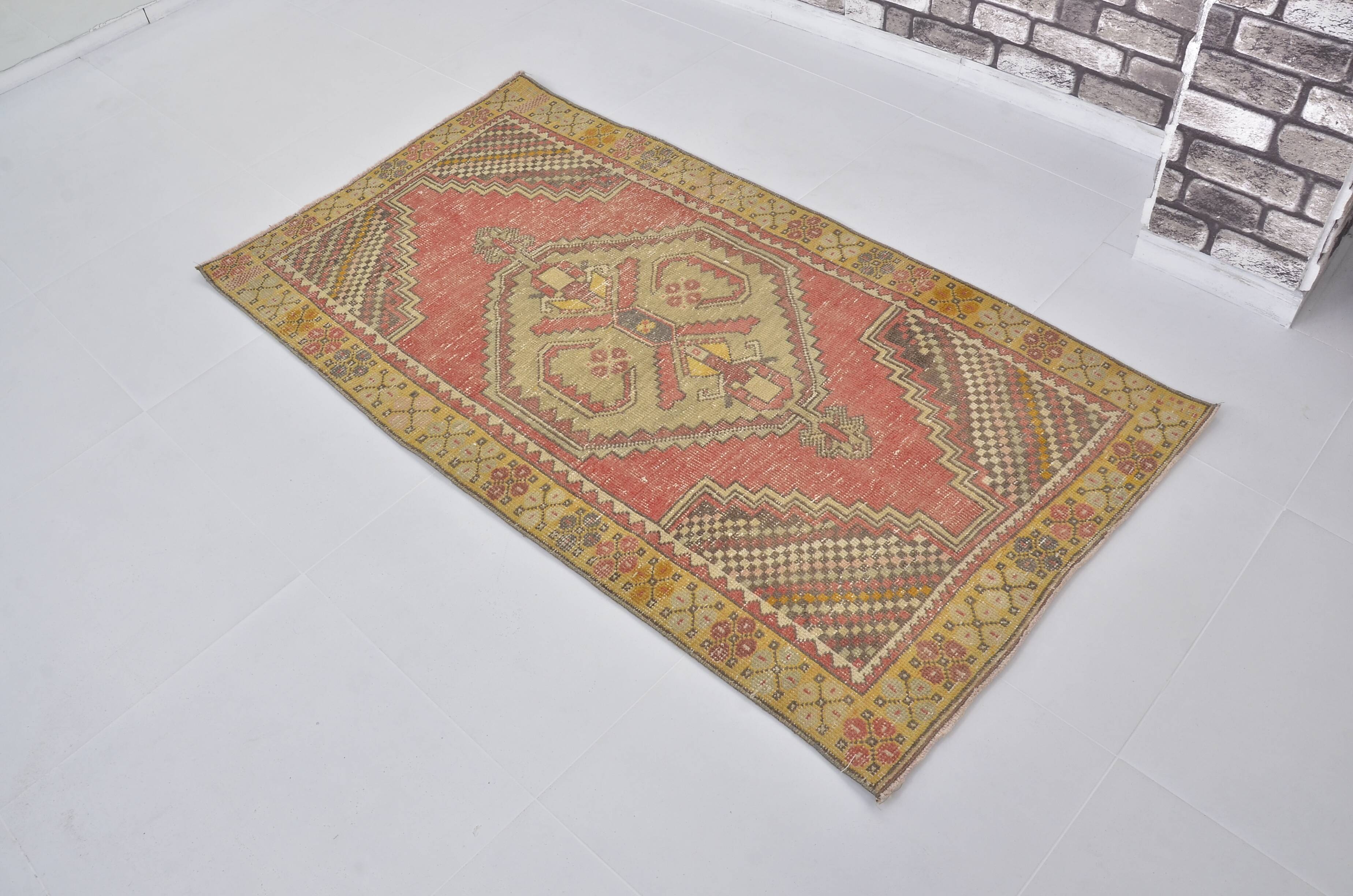 Orange & Red Turkish Wool Rug sku 2490