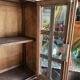 Wooden glass cabinet with 6 glass doors