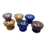 6 Vintage Coupe Glasses | Kristalunie Maastricht