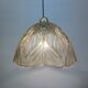Peil & Putzer glass leaf hanging lamp , 1970’s