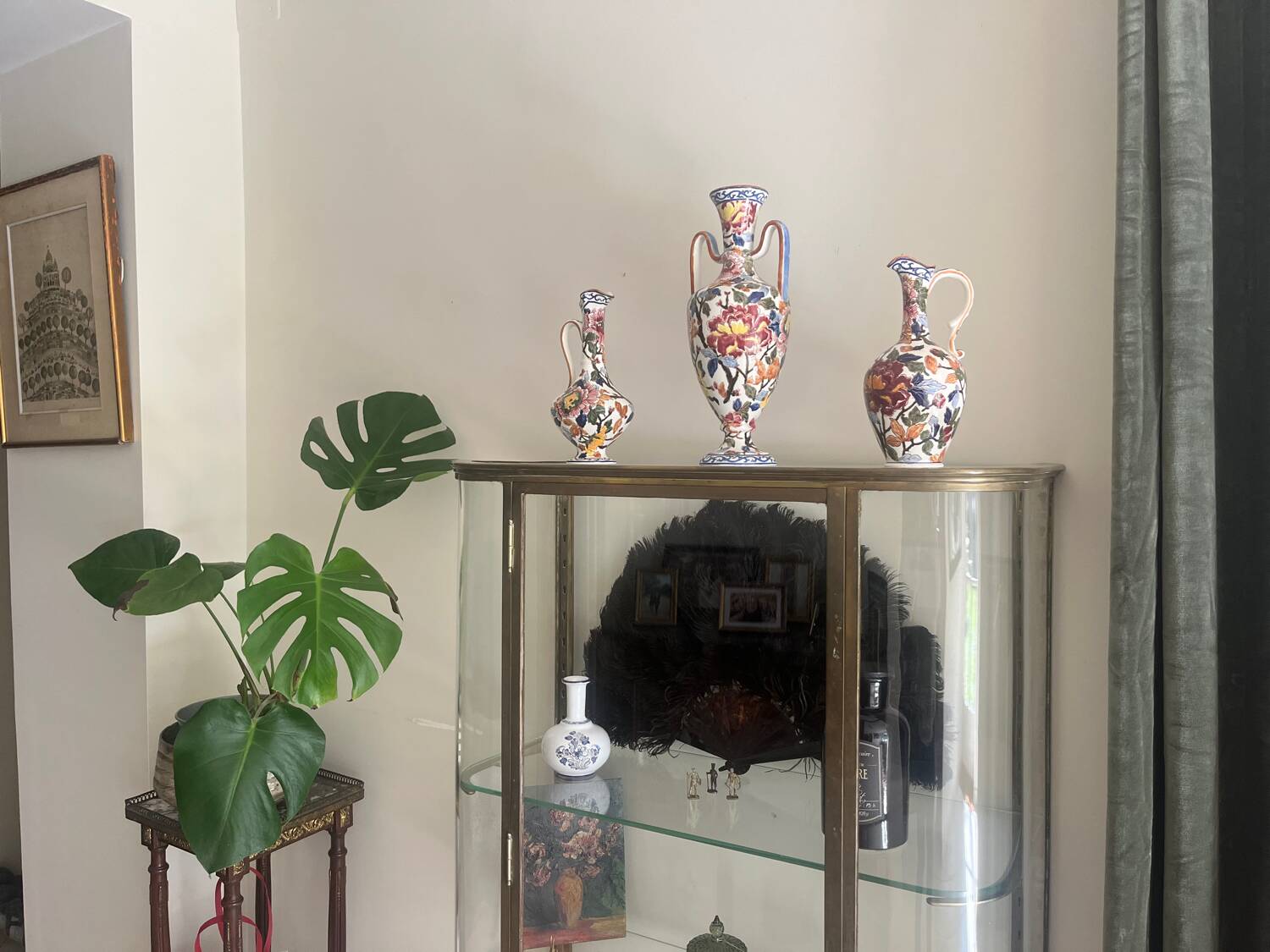 Ewer - Gien - Peonies model