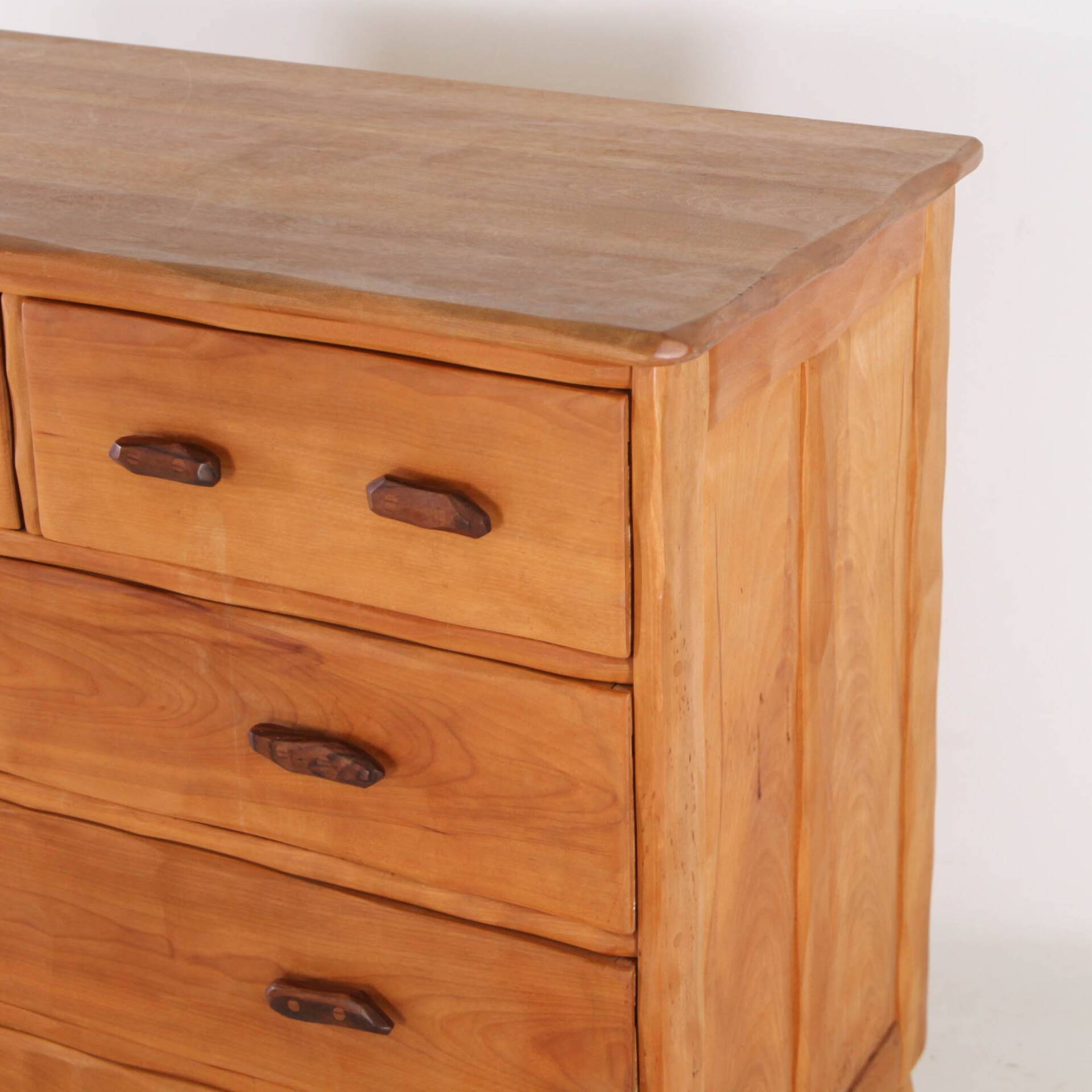 Elm "organic" chest of drawers