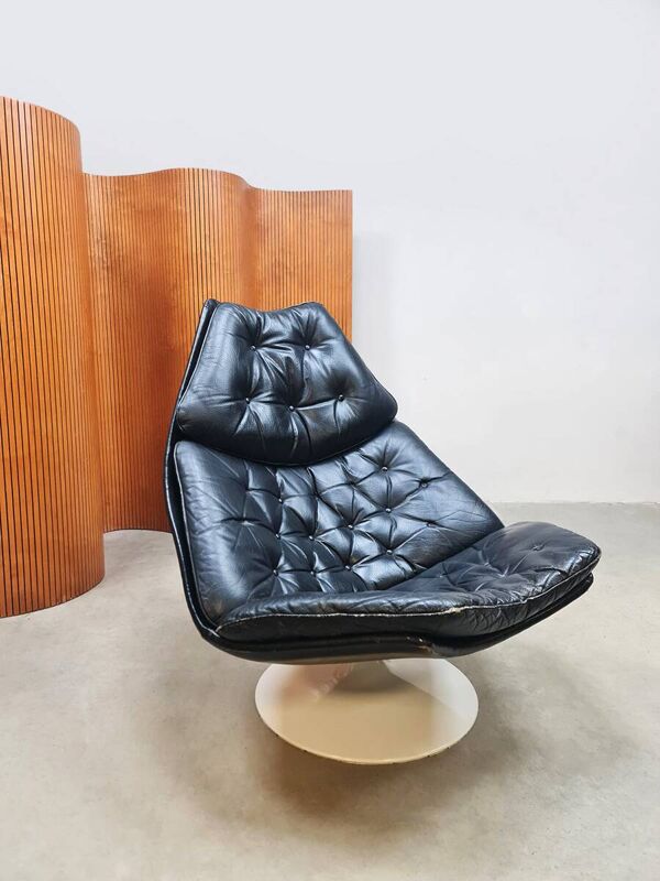 Fauteuil pivotant vintage Artifort Geoffrey Harcourt F588