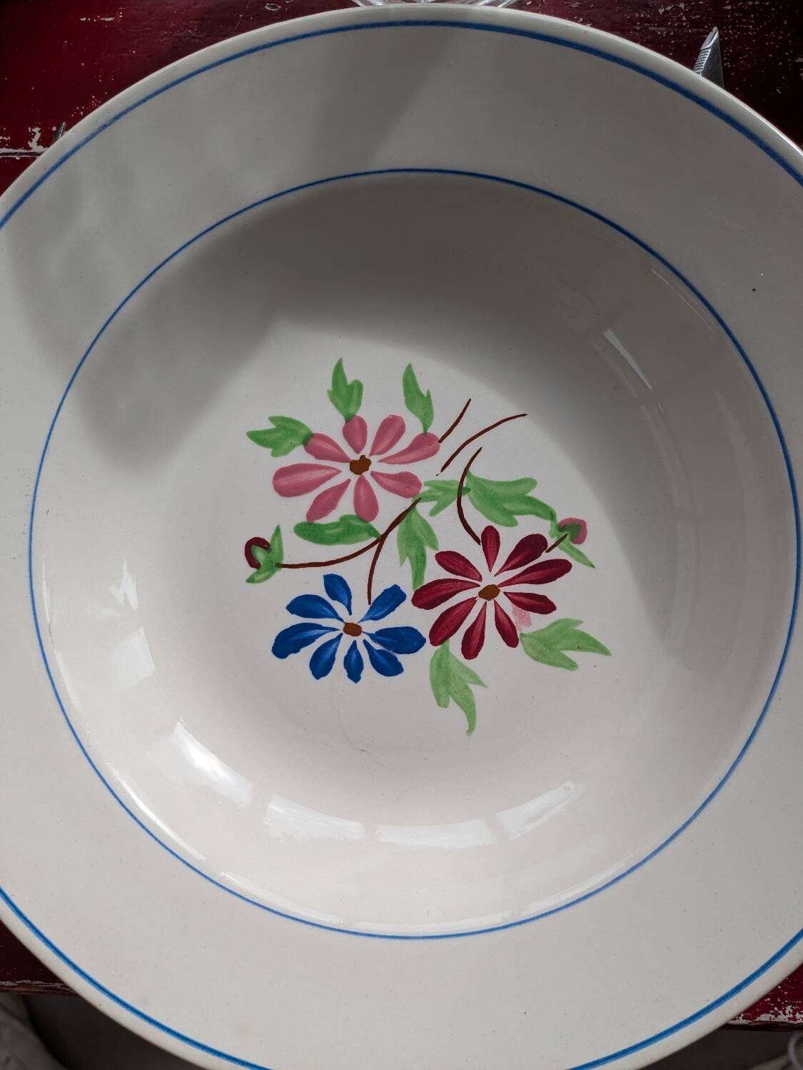 Set of 12 VF Paris soup plates