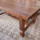 Solid oak farmhouse table
