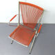 Fauteuil pliant scoubidou années 60