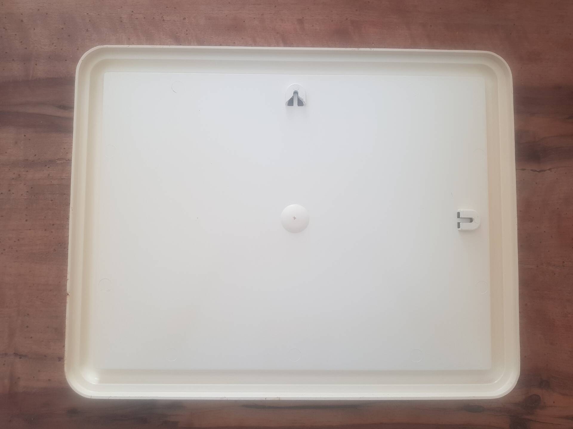 Miroir vintage blanc crème