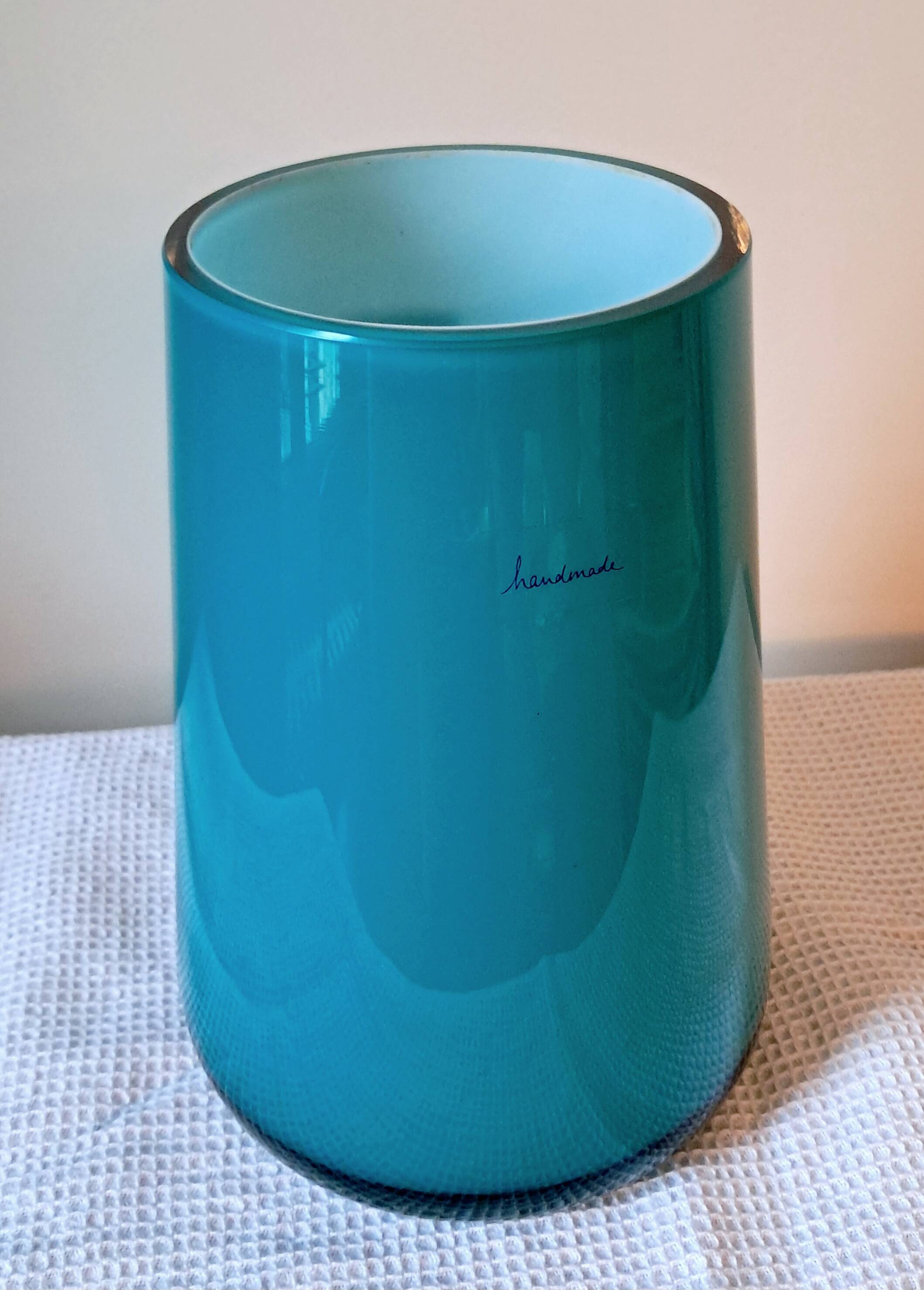 Villeroy & Boch Numa vase blue glass