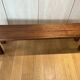 Handcrafted wooden bench