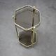 Mid-Century Brass and Smoked Glass Tea Table, 1970s, Germany