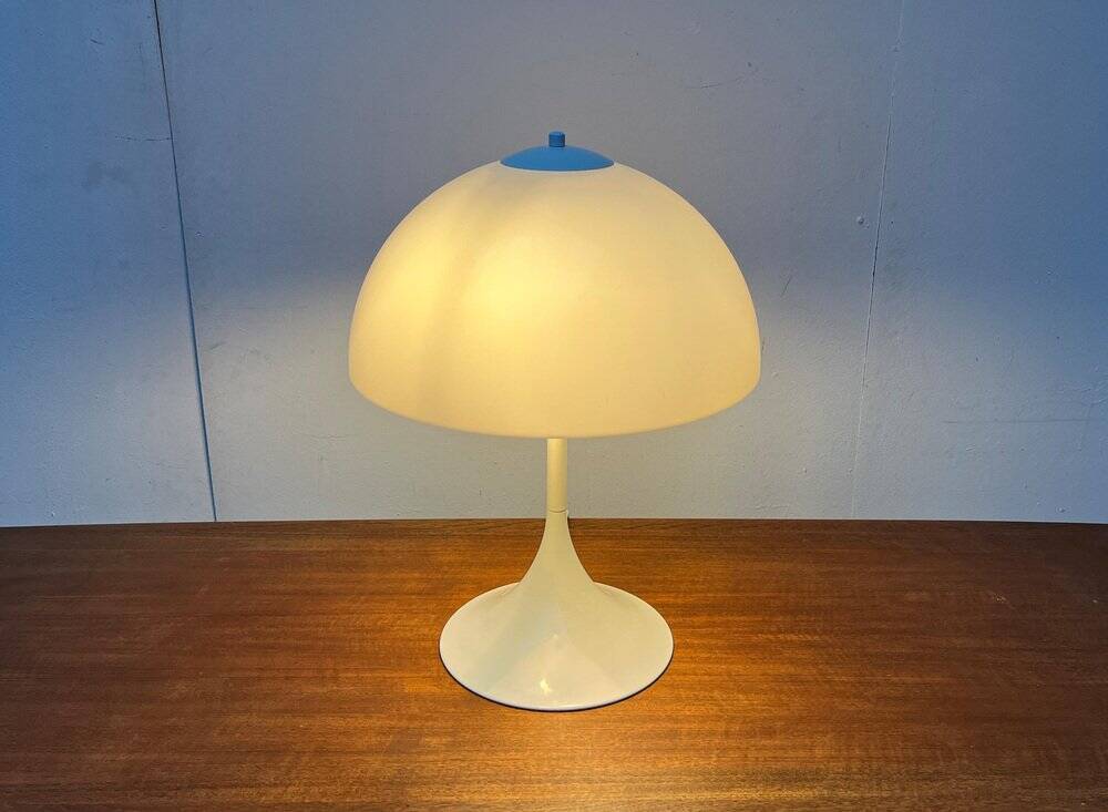 Panthella table lamp in mid-century space age style by Böhmmer Leuchten, Germany.