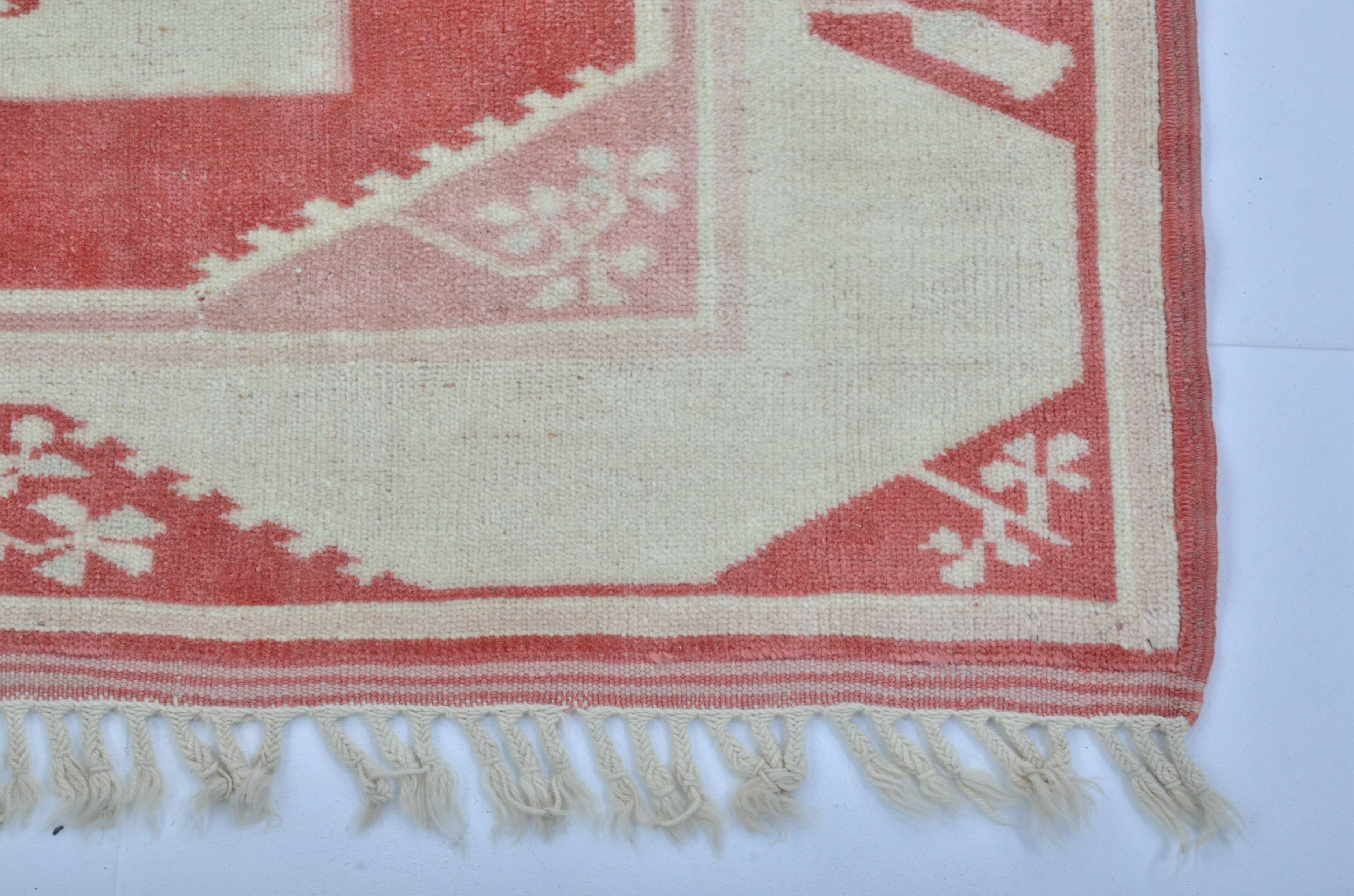 Turkish Oushak handmade rug sku 3584