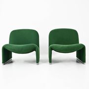 Set of 2 Alky Armchairs by Giancarlo Piretti for Anonima Castelli, 1970s